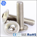 M10X1.25 Countersunk Head Bolt Hex Socket Pan Head Stainless Steel Bolt